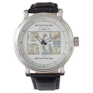 Personalised Architect Plans Watch