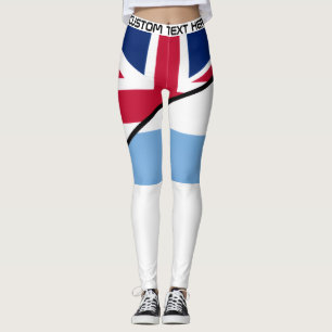 Personalised Argentina England Football Leggings