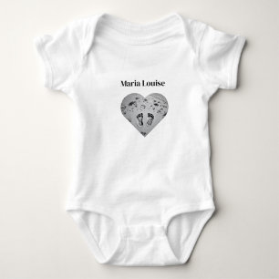 Personalised Aries Baby Bodysuit
