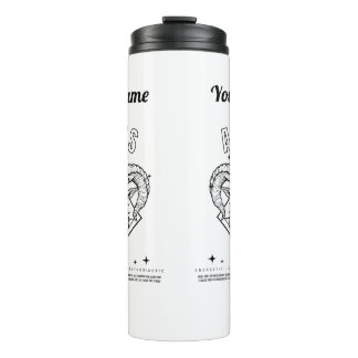 Personalised Aries Thermal Tumbler