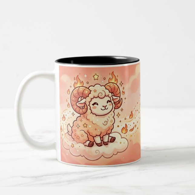 Personalised Aries Zodiac Mug (Left)