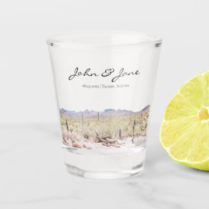 Personalised Arizona Desert Shot Glass