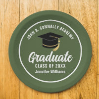 Personalised Army Green Graduation Party