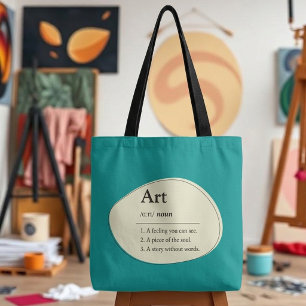 Personalised Art Definition Tote Bag