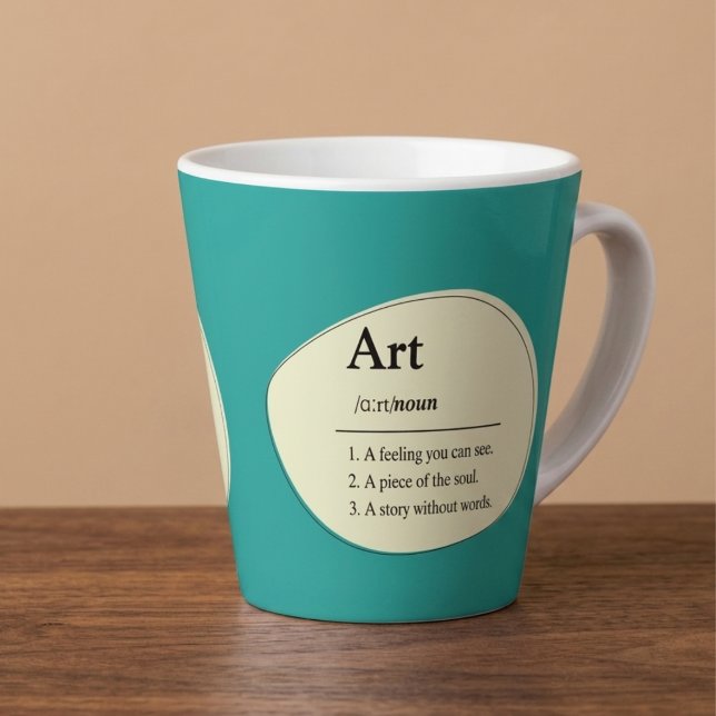 Personalised Art Dictionary Style Coffee Mug (Fully customizable coffee mug for art lovers)