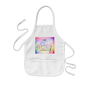 Personalised  Art Kids Apron
