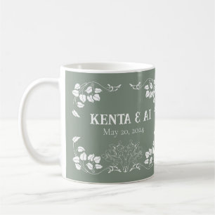 Personalised Art Nouveau  Coffee Mug