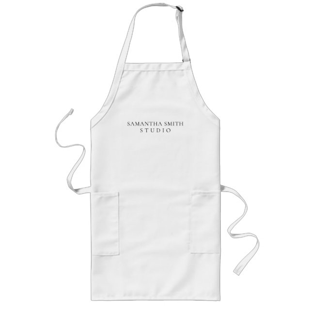 Personalised Artist Name Apron (Front)