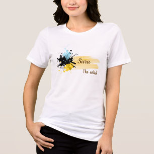 Personalised Artist Name Women's T-Shirt Tri-Blend Shirt
