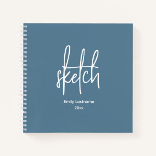 Personalised Artist Sketch Sketchbook Notebook