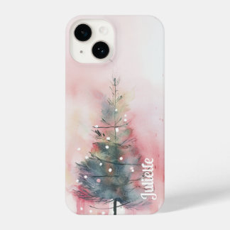Personalised artistic Christmas Tree phone case