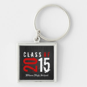 Personalised Artistic Class of 2015 Key Ring