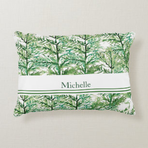 Personalised Artistic Hand-painted Tree Pattern Decorative Cushion