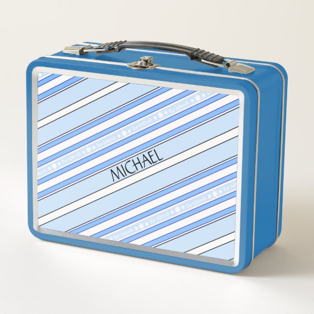 Personalised  Artistic Romantic Red Leaves Birch Metal Lunch Box (Front)