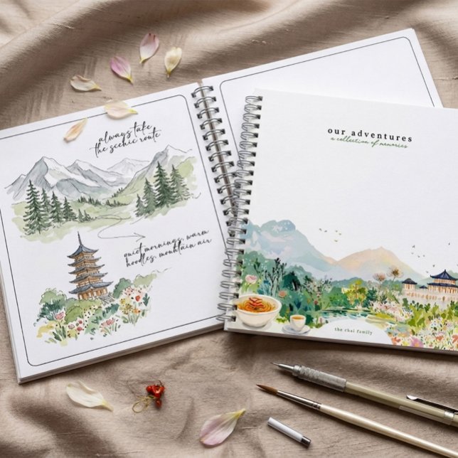 Personalised Asia Travel Journal Notebook (Creator Uploaded)