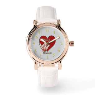 Personalised ASL I Love You Watch
