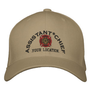 Personalised Assistant Chief Custom Cap Embroidery