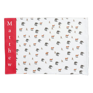 Personalised Assorted Animals Pillowcase
