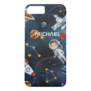 Personalised Astronaut in Outer Space Case-Mate iPhone Case