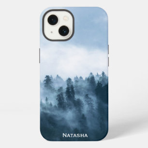 Personalised Atmospheric Fog over a Forest iPhone 13 Case