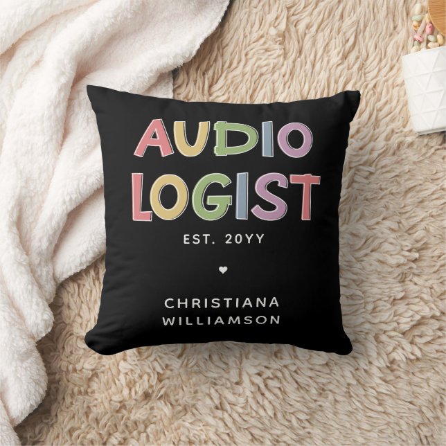 Personalised Audiologist Audiology Graduation Gift Cushion (Blanket)