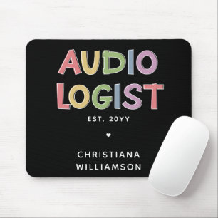 Personalised Audiologist Audiology Graduation Gift Mouse Mat