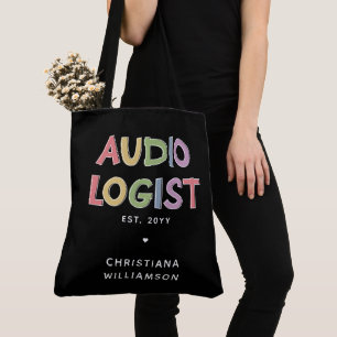 Personalised Audiologist Audiology Graduation Gift Tote Bag
