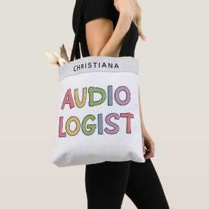 Personalised Audiologist Audiology Graduation Gift Tote Bag