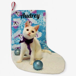 Personalised - Audrey's Christmas Stocking ( Cat )