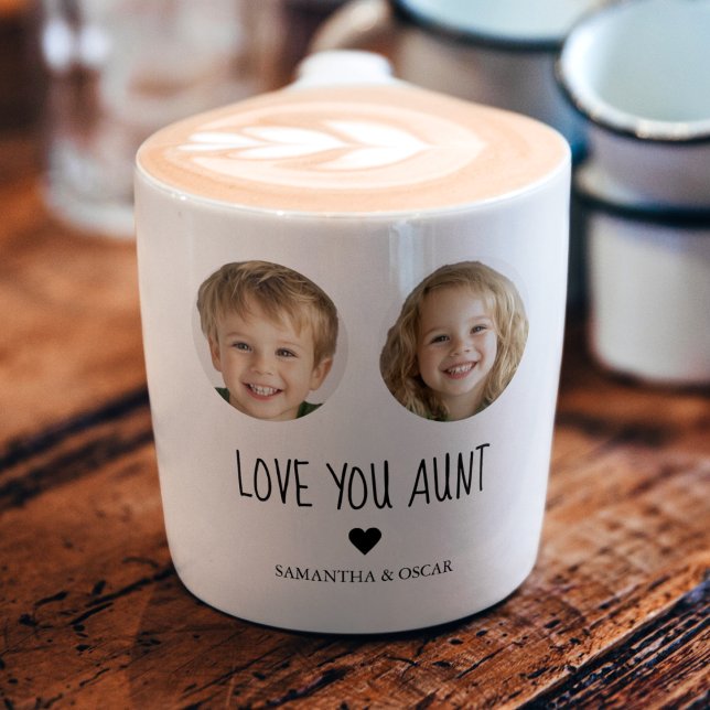 Personalised Aunt Gift | Custom Face  Espresso Cup (Creator Uploaded)