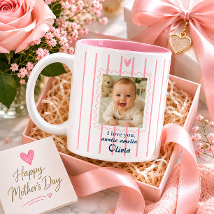 Personalised Auntie Photo Mug with Baby Picture
