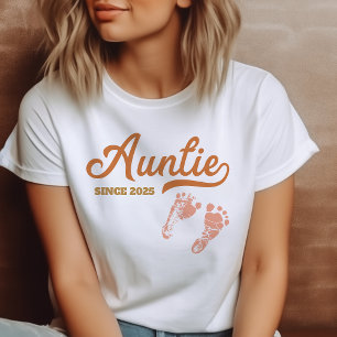 Personalised Auntie Since T-Shirt