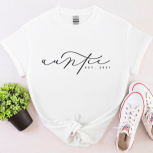 Personalised Auntie T-Shirt