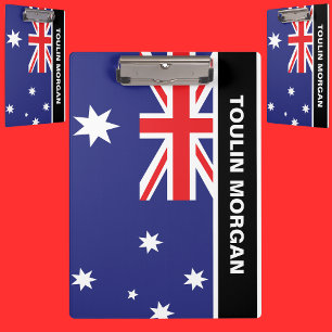 Personalised Australia Flag Clipboard