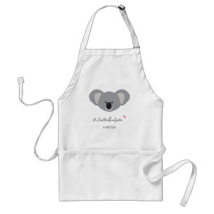 Personalised #AustraliaLove Koala Illustration Standard Apron