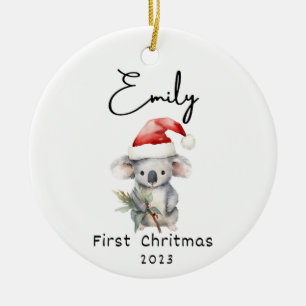 Personalised Australian Animal Christmas ornament