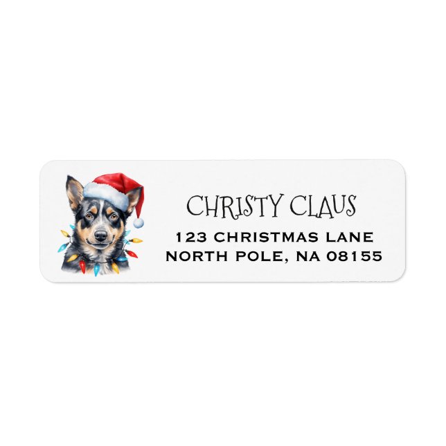 Personalised Australian Cattle Dog Christmas  (Front)