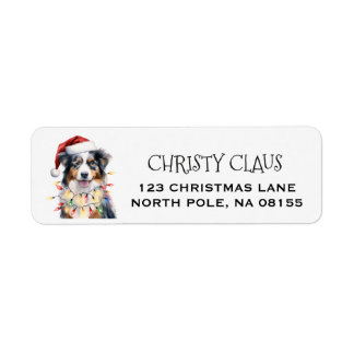Personalised Australian Shepherd Christmas 