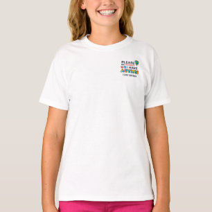 Personalised Autism Awareness Please Be Patient T-Shirt