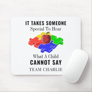 Personalised Autism Awareness Special Ed Teacher Mouse Mat