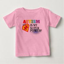 Personalised Autism Is My Superpower T-Shirt