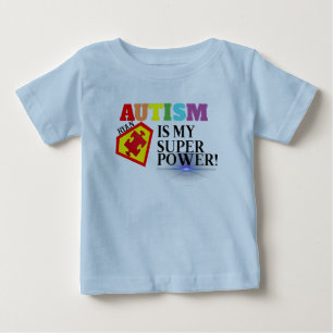 Personalised Autism Is My Superpower T-Shirt