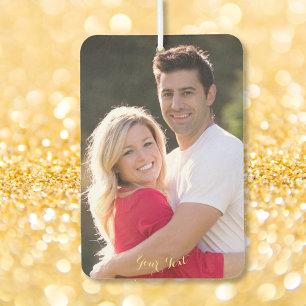 Personalised Auto Decor Family Kids Baby Photo Car Air Freshener