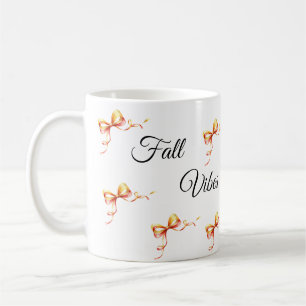 Personalised Autumn Bow Mug – Custom Fall Vibes