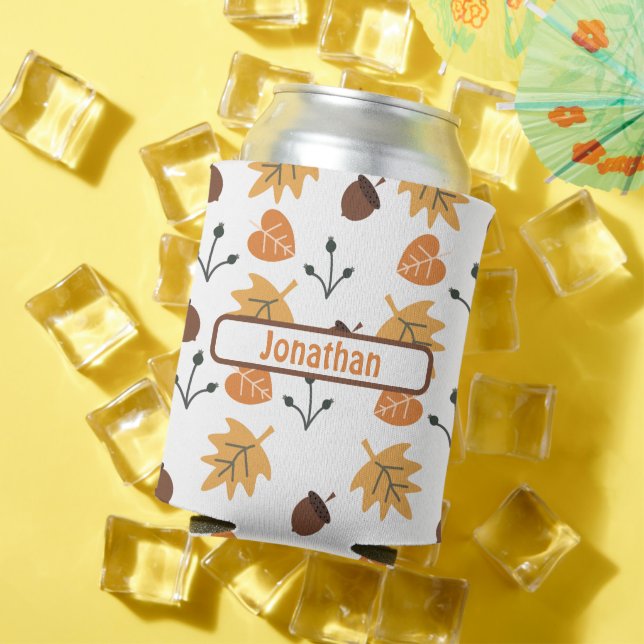 Personalised Autumn  Can Cooler (In Situ Summer)