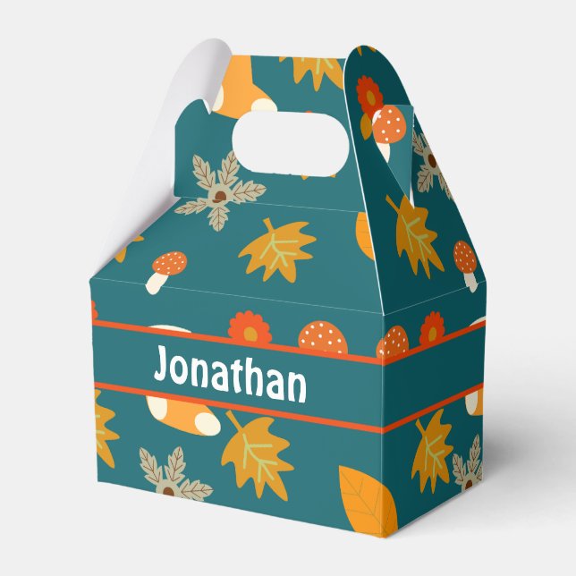 Personalised Autumn Favour Box (Front Side)