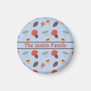 Personalised Autumn Magnet