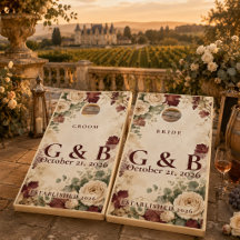 Personalised Autumn Vineyard Wedding