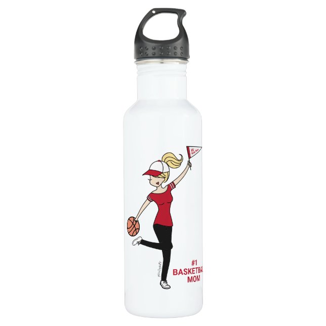 Personalised Avatar #1 Basketball Fan 710 Ml Water Bottle (Front)