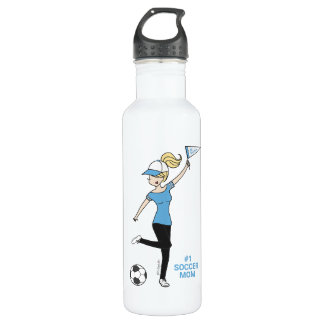 Personalised Avatar #1 Soccer Fan 710 Ml Water Bottle